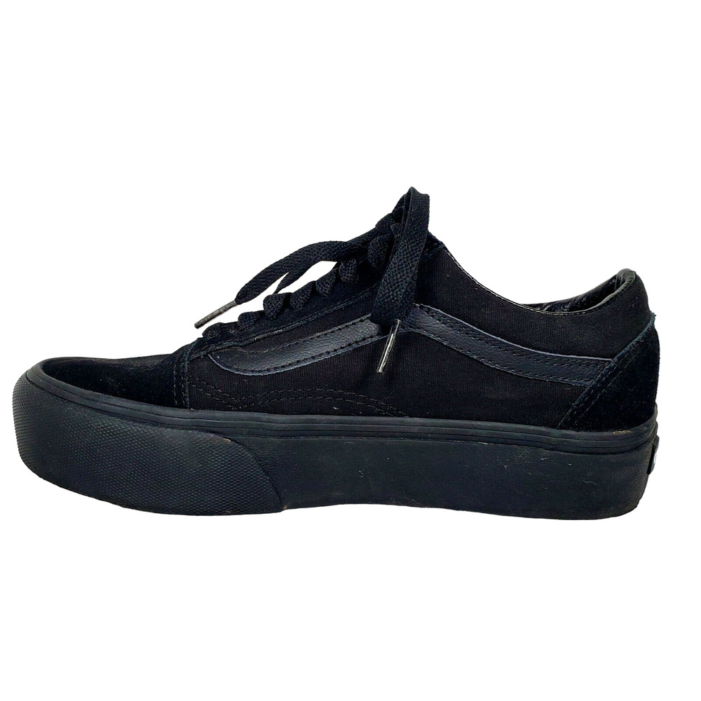 Vans Pro Skateboard Ultra Cush Black Suede/Canvas Shoes Men Size 6.5 EUC